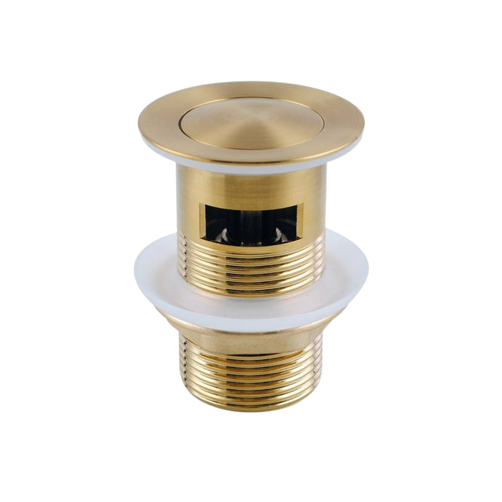 AQUAPERLA POP-UP OVERFLOW BASIN WASTE 32MM BRUSHED BRASS