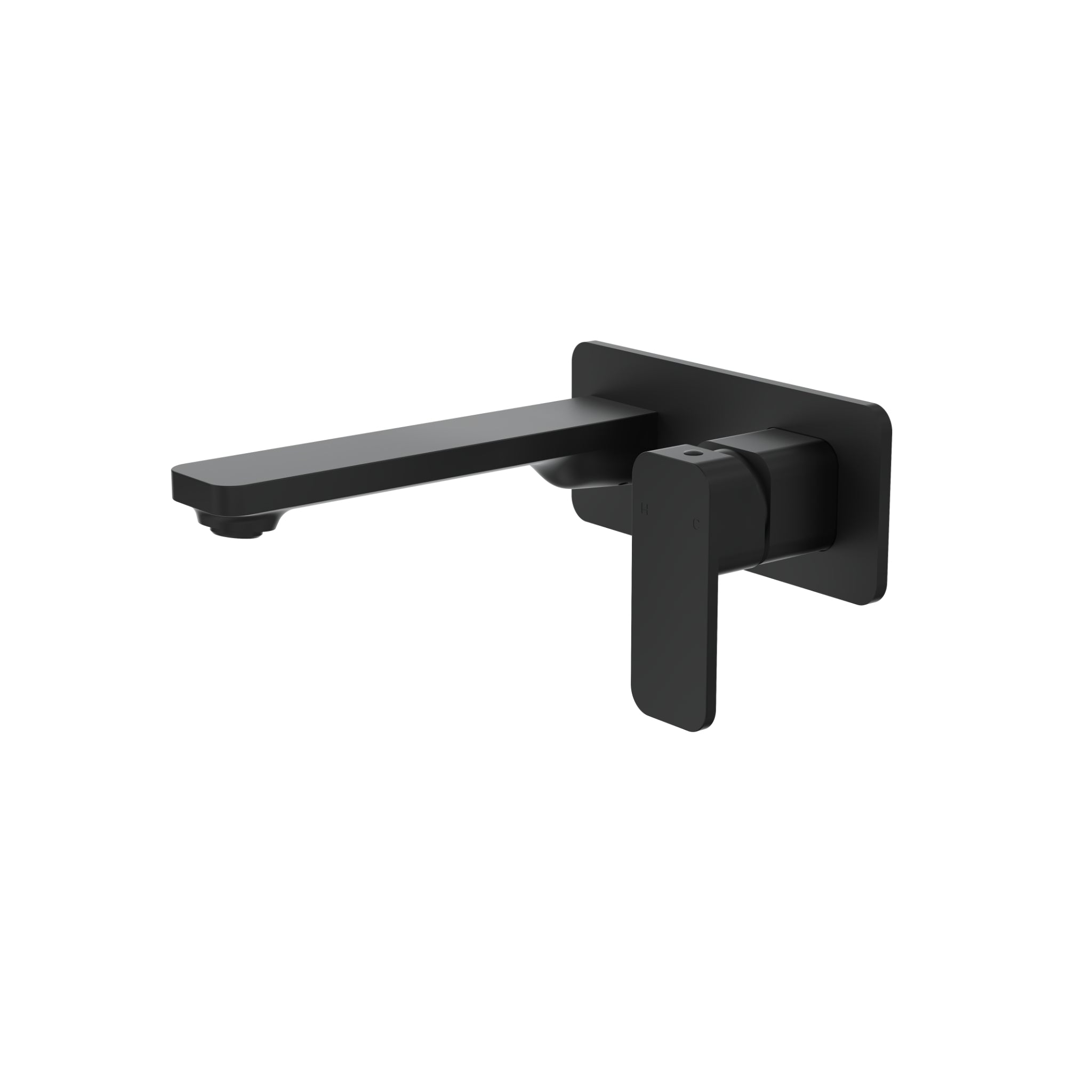 LINSOL ZIA WALL BASIN / BATH MIXER 175MM MATTE BLACK