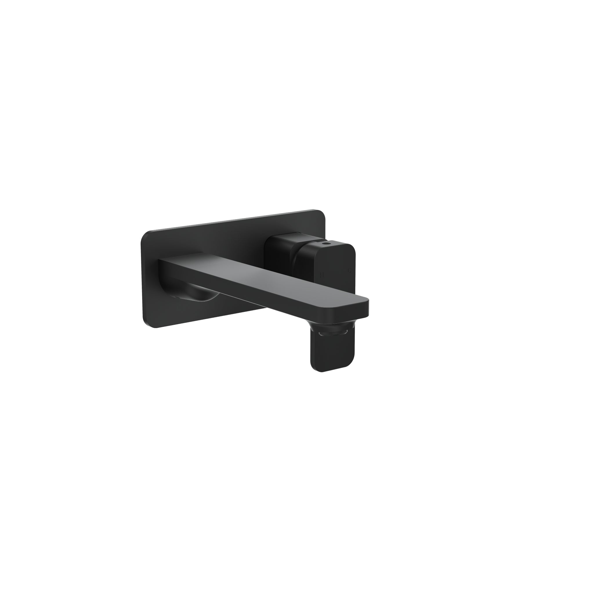 LINSOL ZIA WALL BASIN / BATH MIXER 175MM MATTE BLACK