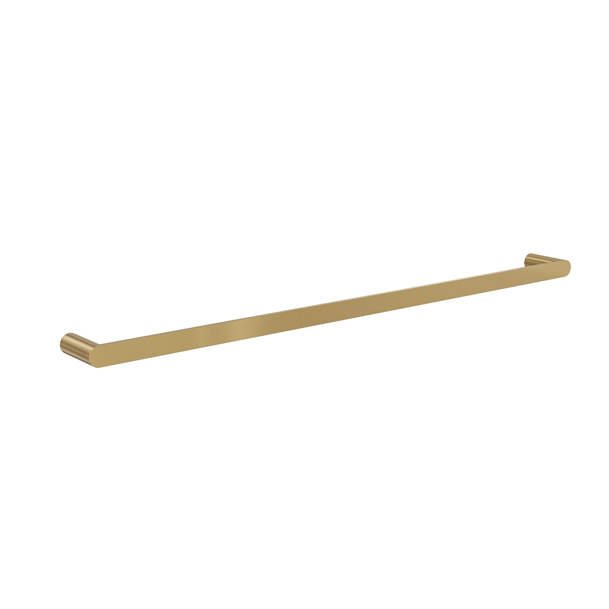 LINSOL CIRCLE SINGLE TOWEL RAIL BRUSHED BRASS (AVAILABLE IN 600MM AND 800MM)