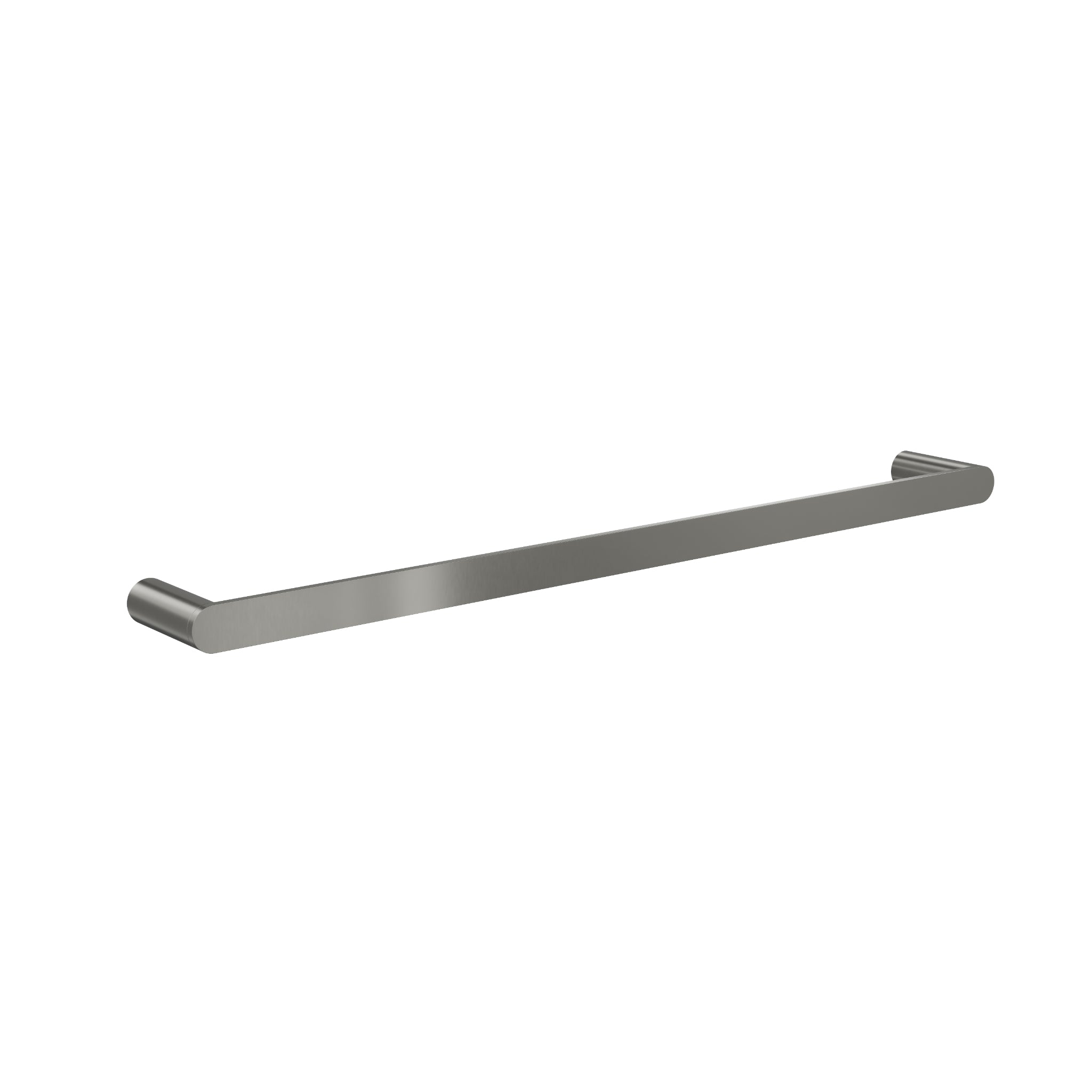 LINSOL CIRCLE SINGLE TOWEL RAIL GUN METAL (AVAILABLE IN 600MM AND 800MM)