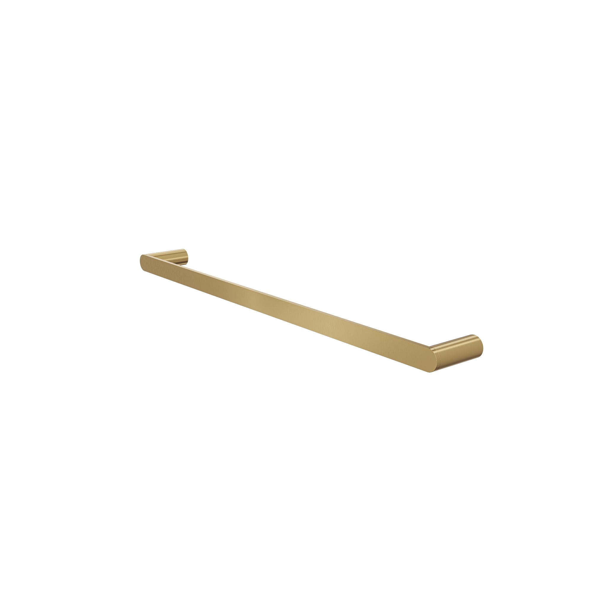 LINSOL CIRCLE SINGLE TOWEL RAIL BRUSHED BRASS (AVAILABLE IN 600MM AND 800MM)