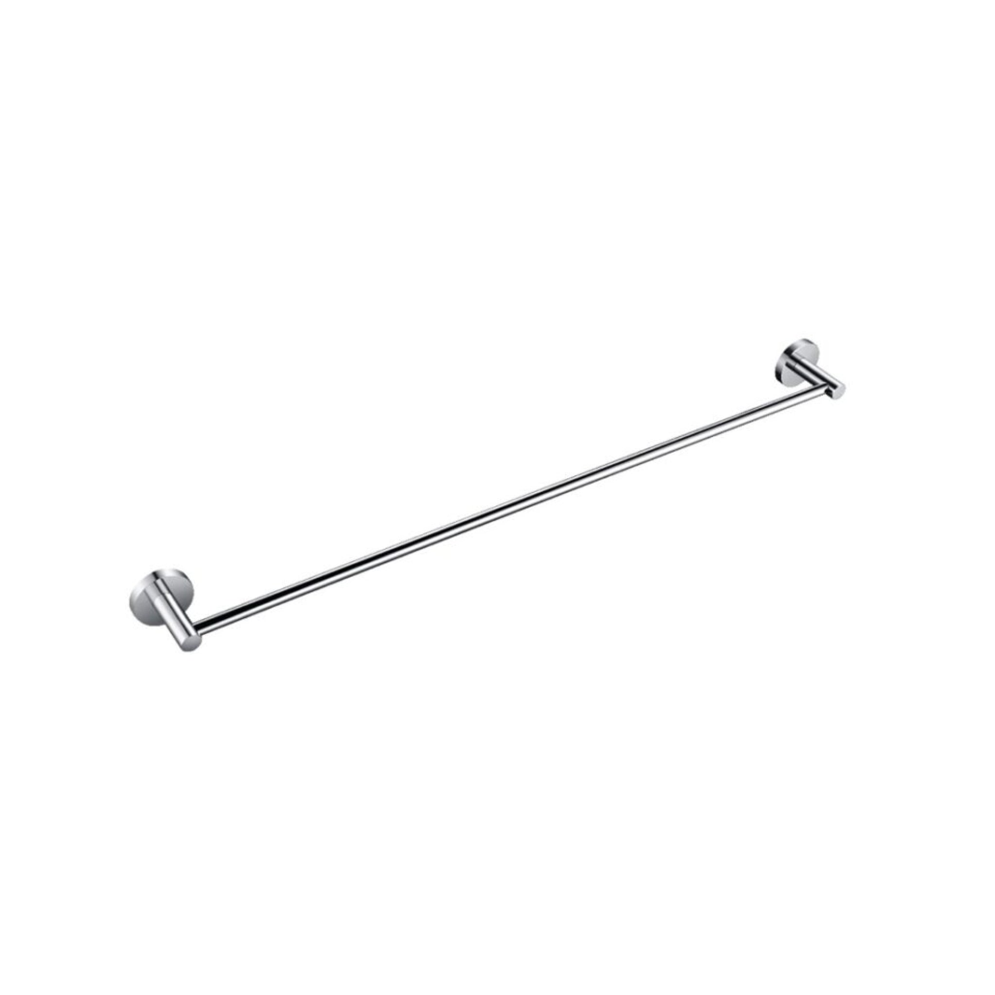 LINSOL LUX S2 LEAD FREE NON HEATED SINGLE TOWEL RAIL 800MM CHROME