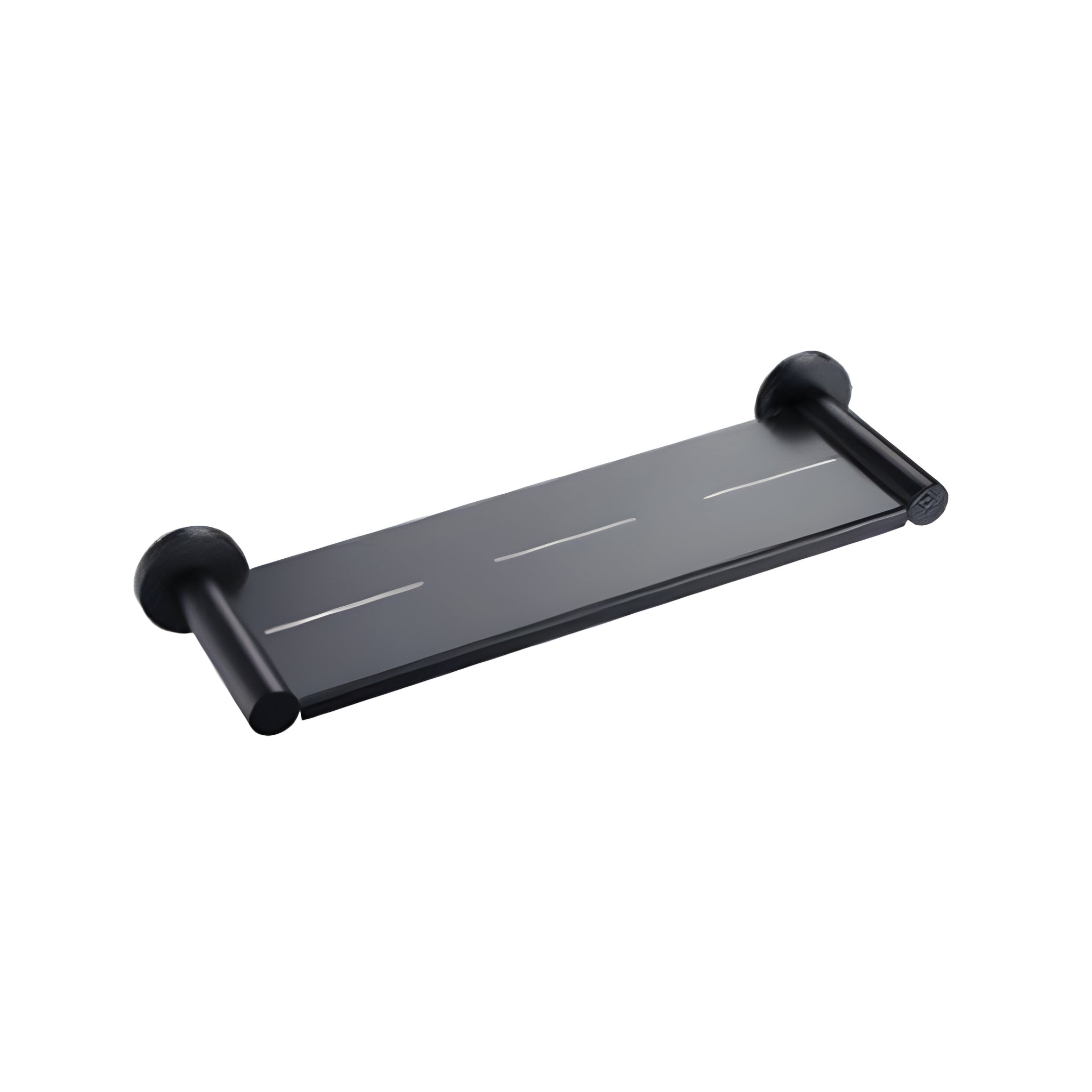 LINSOL LUX S2 LEAD FREE SHOWER SHELF MATTE BLACK