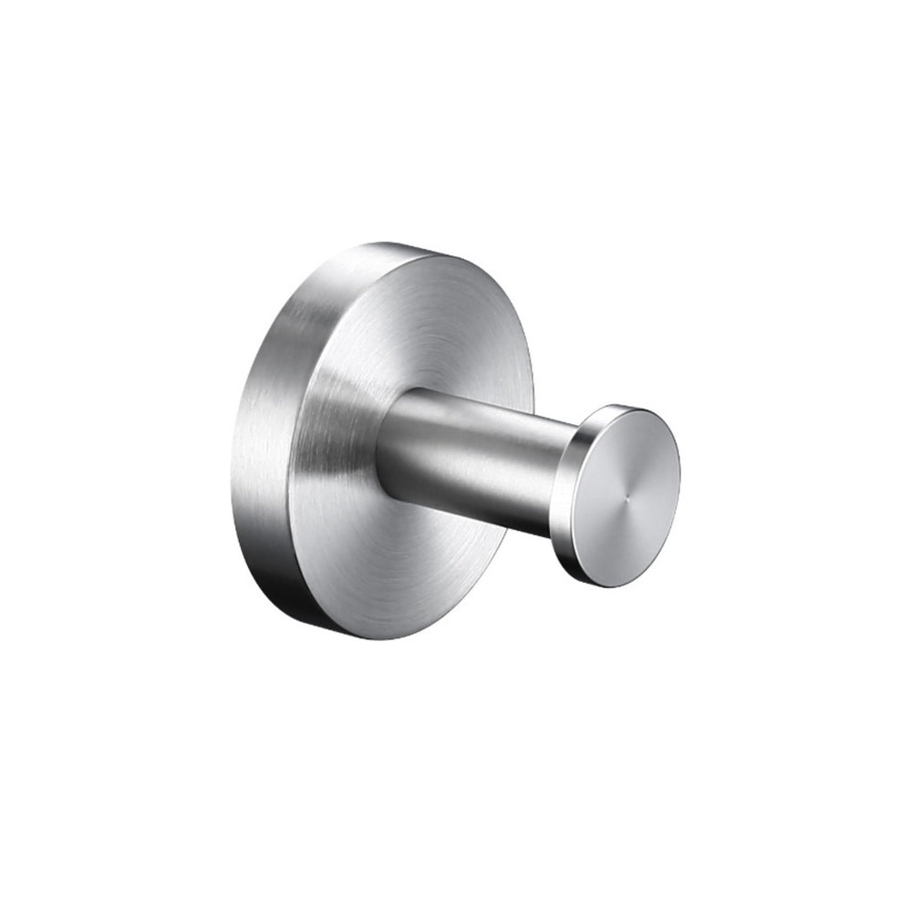 LINSOL LUX S2 SINGLE ROBE HOOK BRUSHED NICKEL