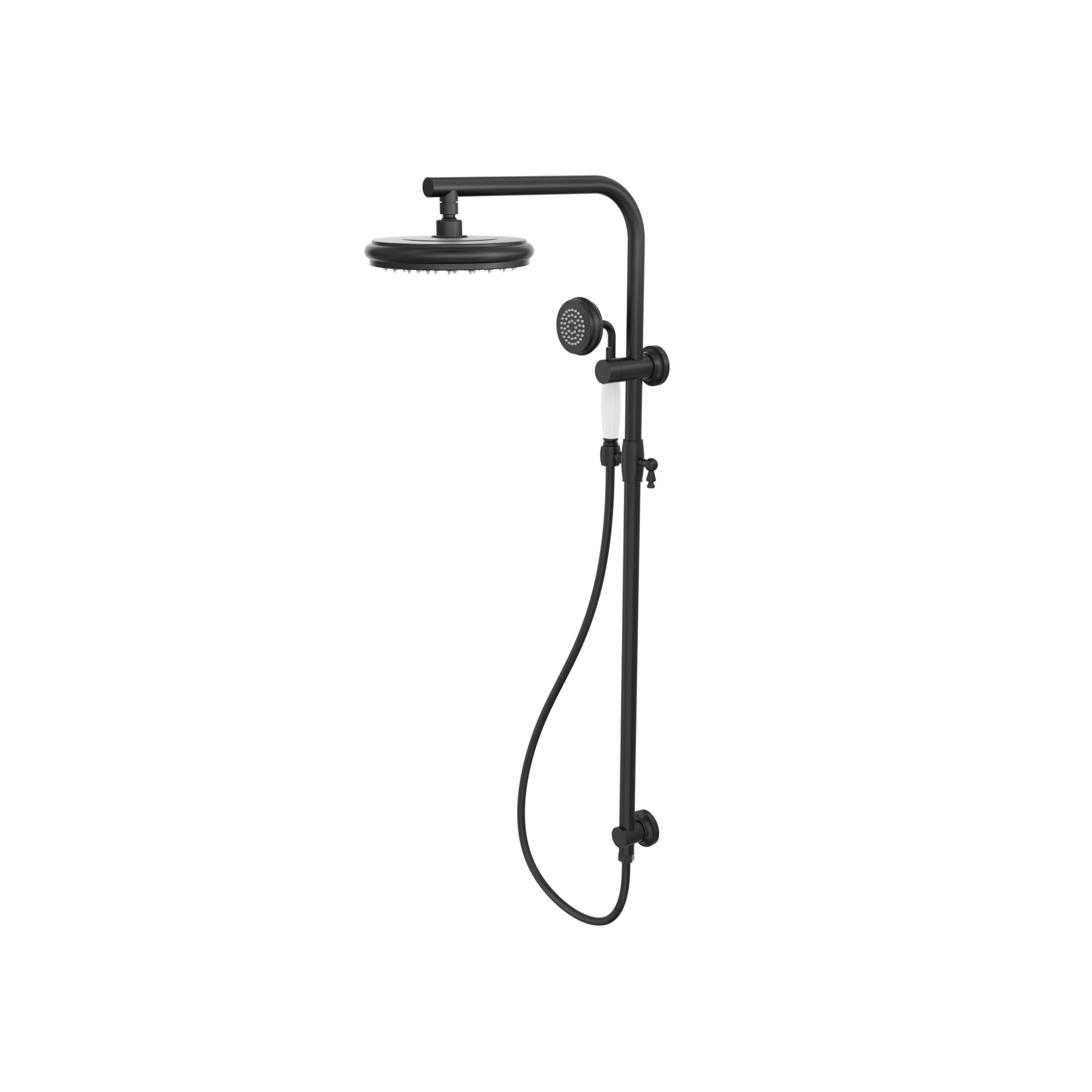 LINSOL KLASSIQUE TWIN SHOWER SYSTEM MATTE BLACK