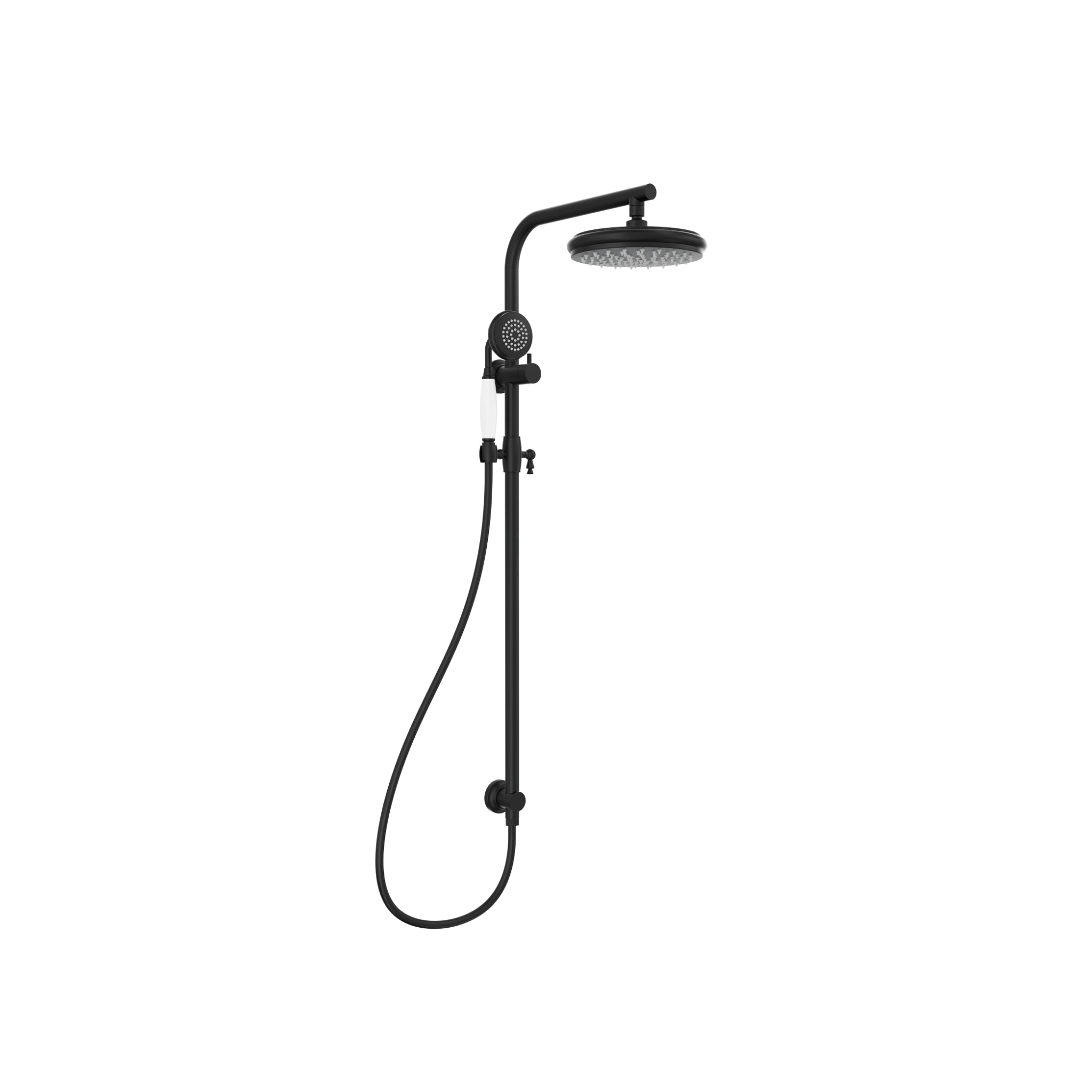 LINSOL KLASSIQUE TWIN SHOWER SYSTEM MATTE BLACK