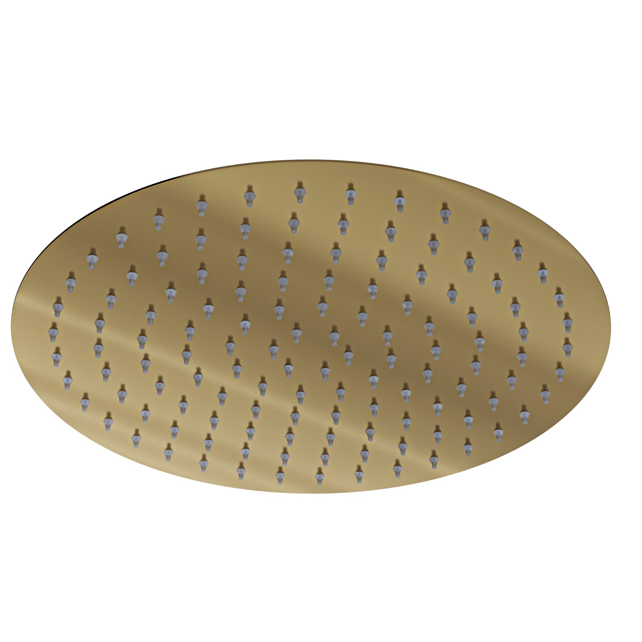 LINSOL SOUL LEAD FREE ROUND SHOWER HEAD 300MM BRUSHED BRASS
