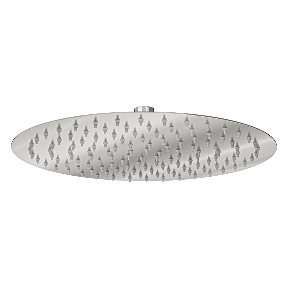 LINSOL SOUL ROUND SHOWER HEAD 300MM BRUSHED NICKEL