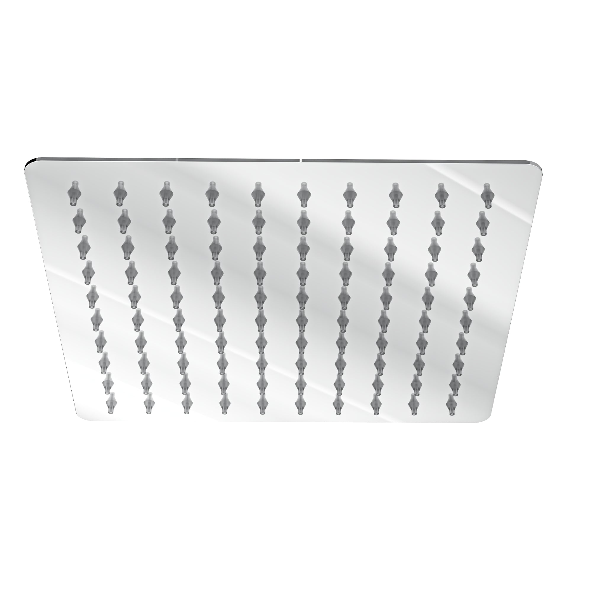 LINSOL OCEAN LEAD FREE SQUARE SHOWER HEAD 200MM BRUSHED NICKEL