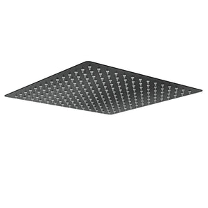 LINSOL OCEAN SQUARE SHOWER HEAD 300MM MATTE BLACK