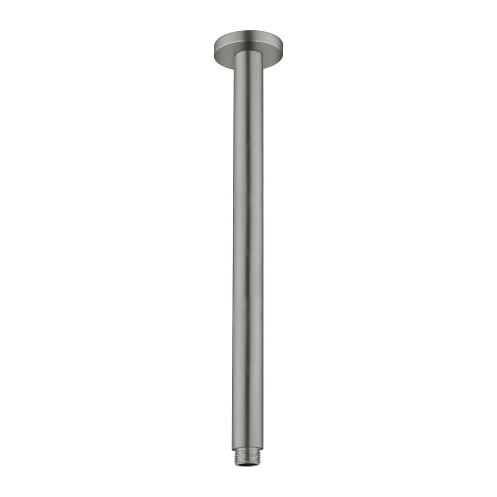 NERO ROUND CEILING SHOWER ARM GUN METAL (AVAILABLE IN 100MM AND 300MM)