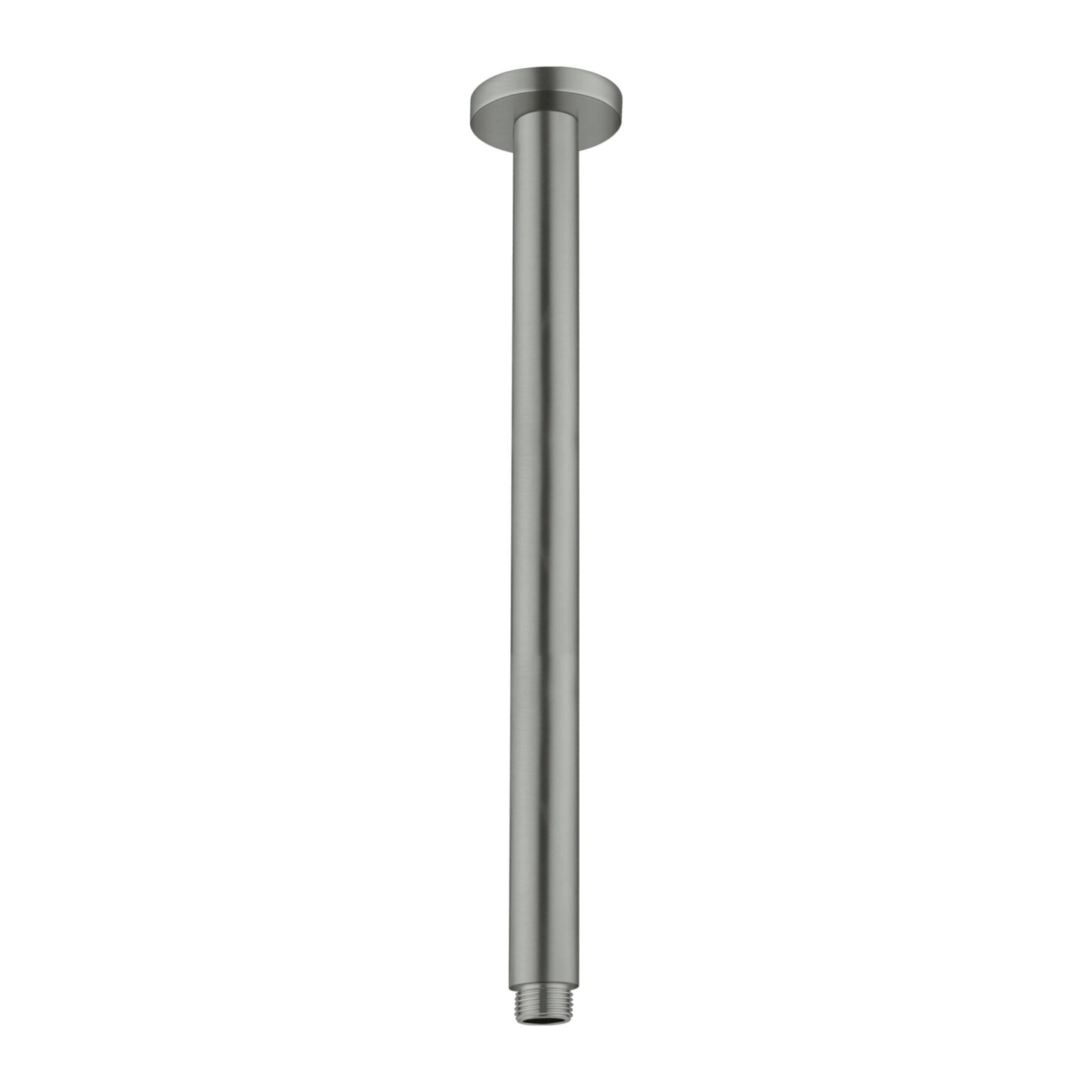 NERO ROUND CEILING SHOWER ARM GUN METAL (AVAILABLE IN 100MM AND 300MM)