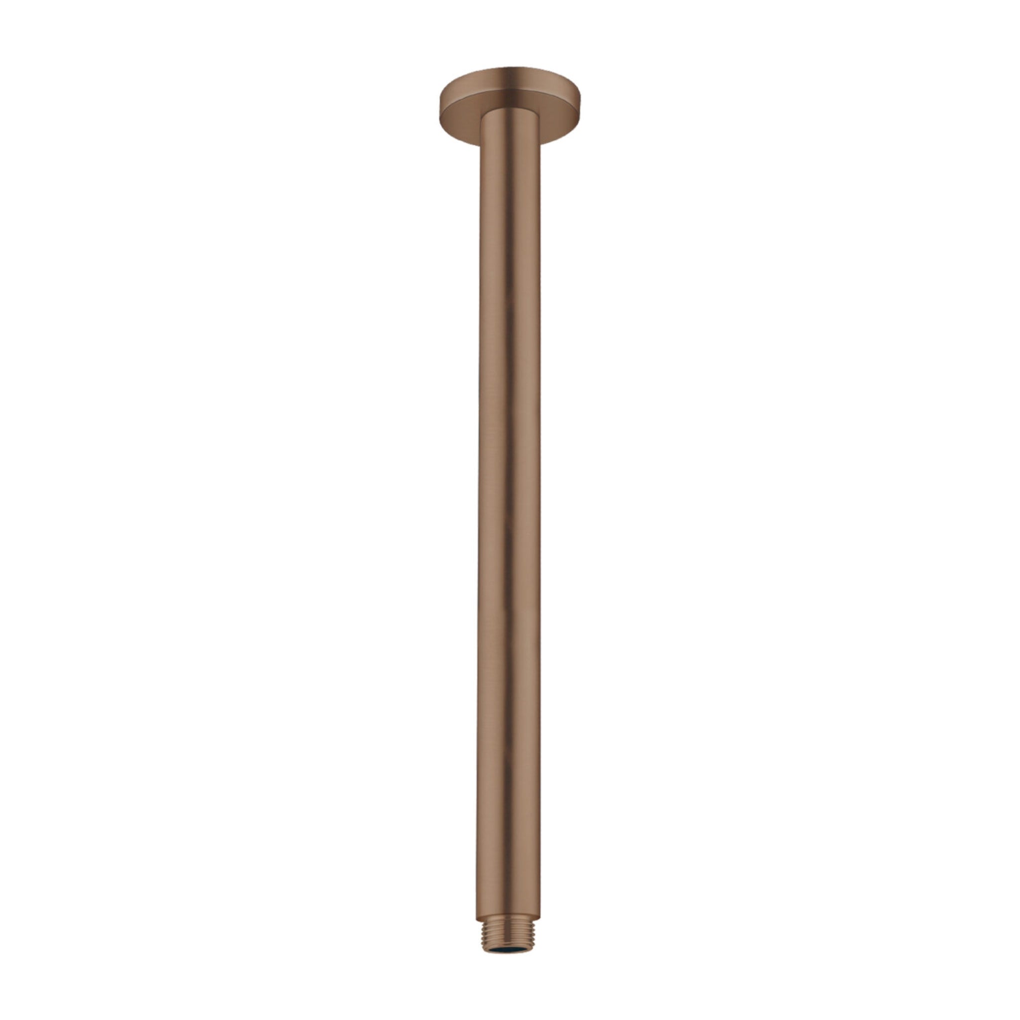 NERO ROUND CEILING SHOWER ARM BRUSHED BRONZE (AVAILABLE IN 150MM AND300MM)