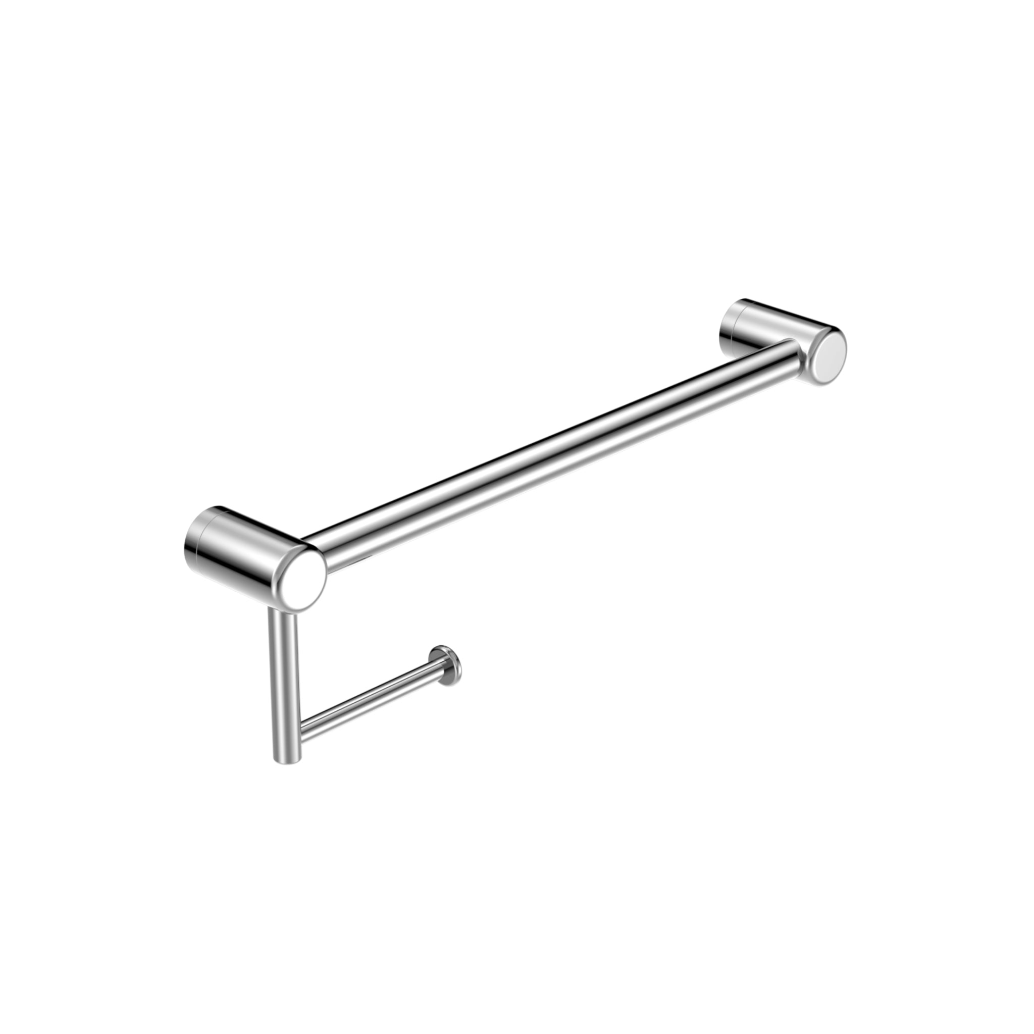 NERO MECCA CARE TOILET ROLL RAIL CHROME (AVAILABLE IN 300MM AND 450MM)