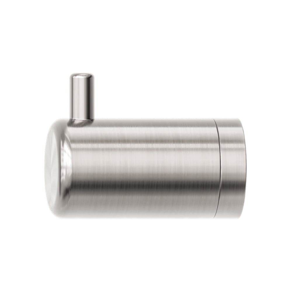 NERO MECCA CARE SINGLE ROBE HOOK BRUSHED NICKEL