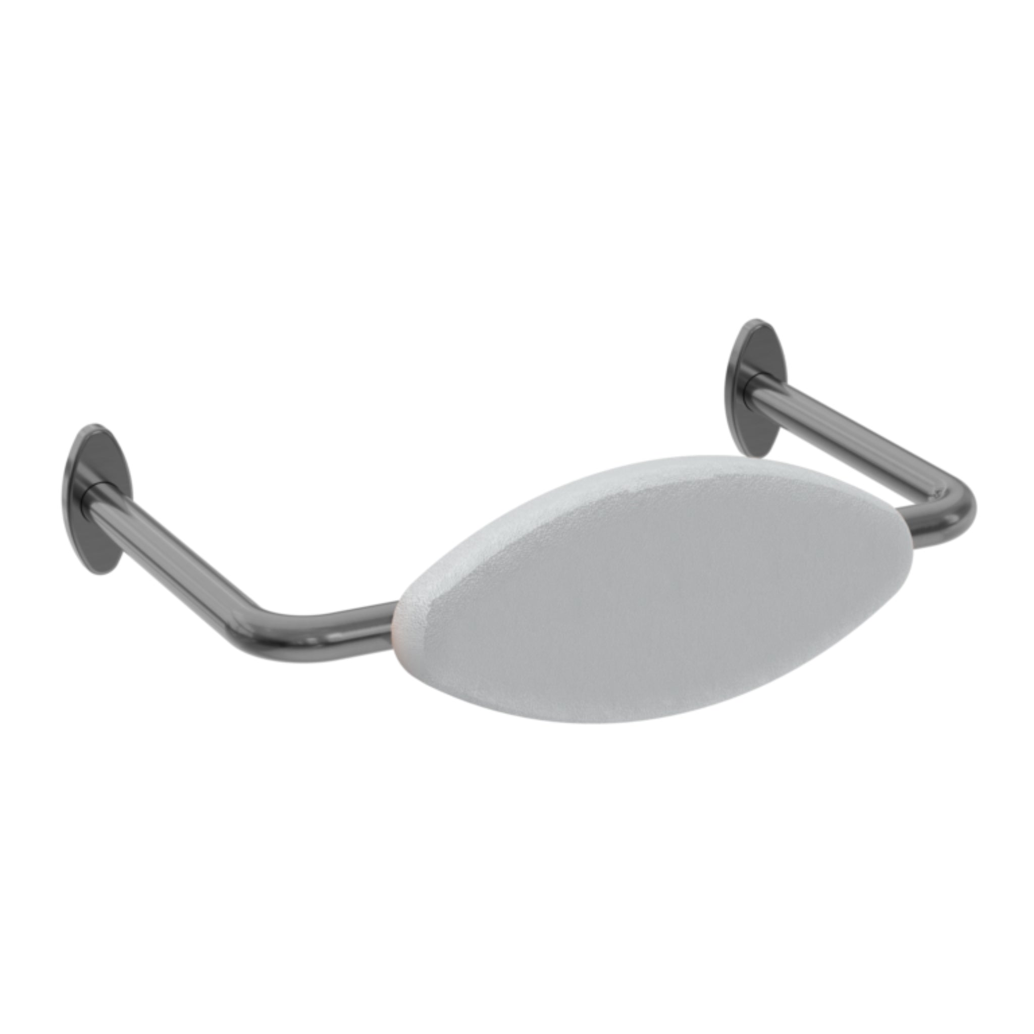 NERO MECCA CARE SHOWER SEAT 400MM GUN METAL
