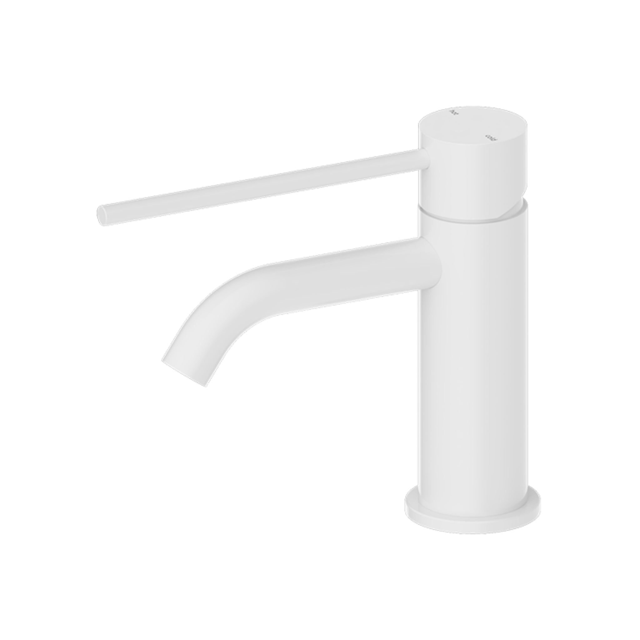 NERO MECCA CARE BASIN MIXER 158MM MATTE WHITE