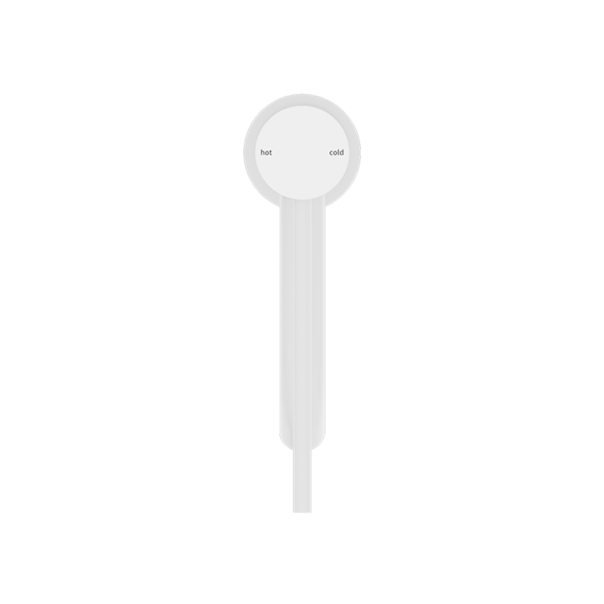 NERO MECCA CARE BASIN MIXER 158MM MATTE WHITE
