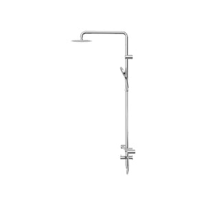 NERO MECCA CARE 32MM T BAR GRAB RAIL TWIN SHOWER SET 1100MM CHROME