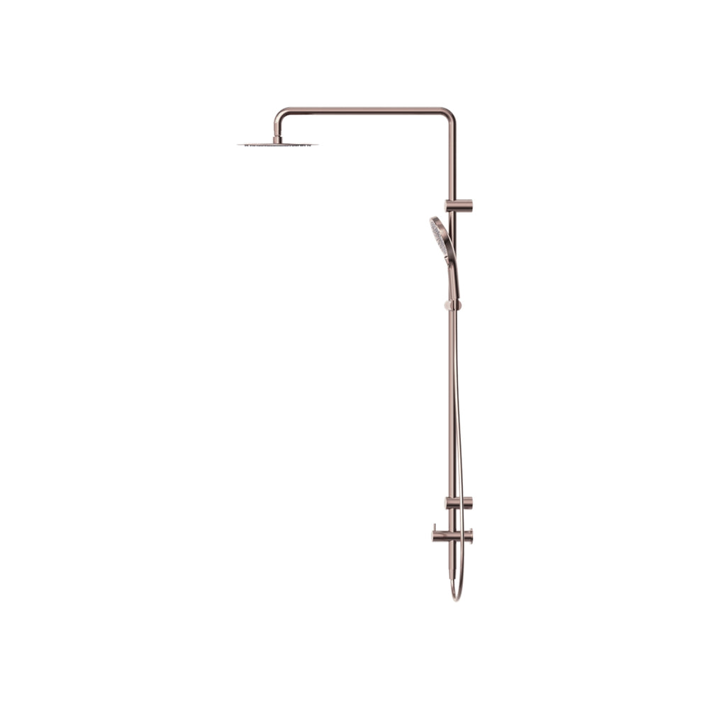 NERO MECCA CARE GRAB RAIL TWIN SHOWER SET 900MM BRUSHED GOLD