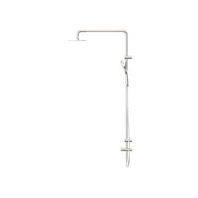 NERO MECCA CARE GRAB RAIL TWIN SHOWER SET 900MM BRUSHED NICKEL