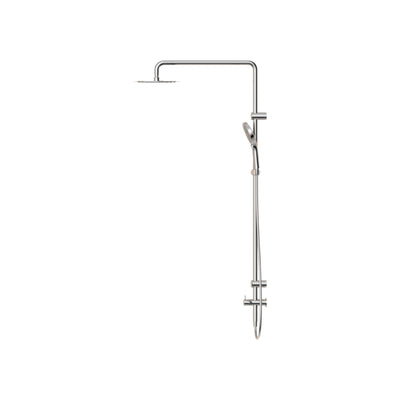 NERO MECCA CARE GRAB RAIL TWIN SHOWER SET 900MM CHROME