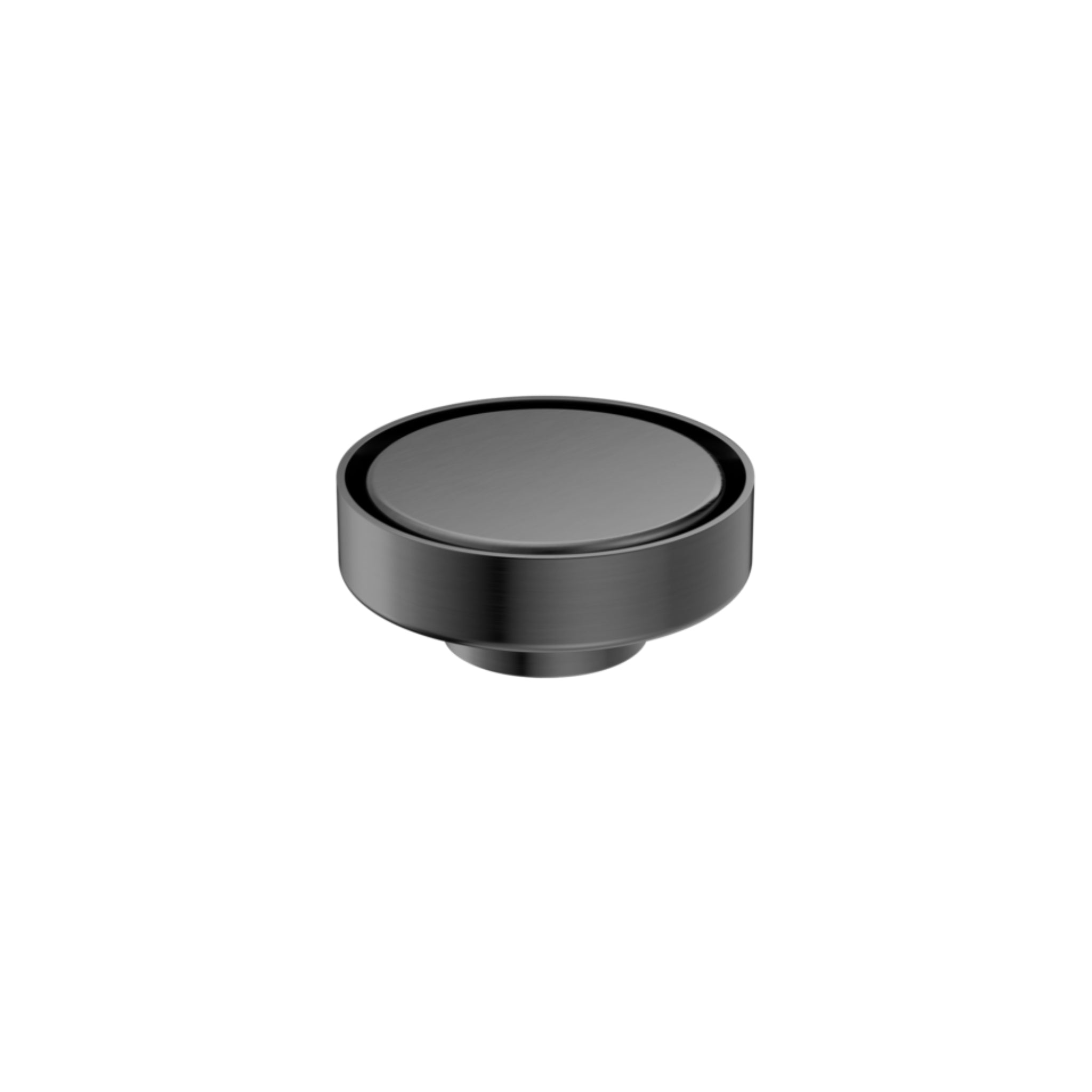 NERO TILE INSERT FLOOR WASTE ROUND GUN METAL 100MM