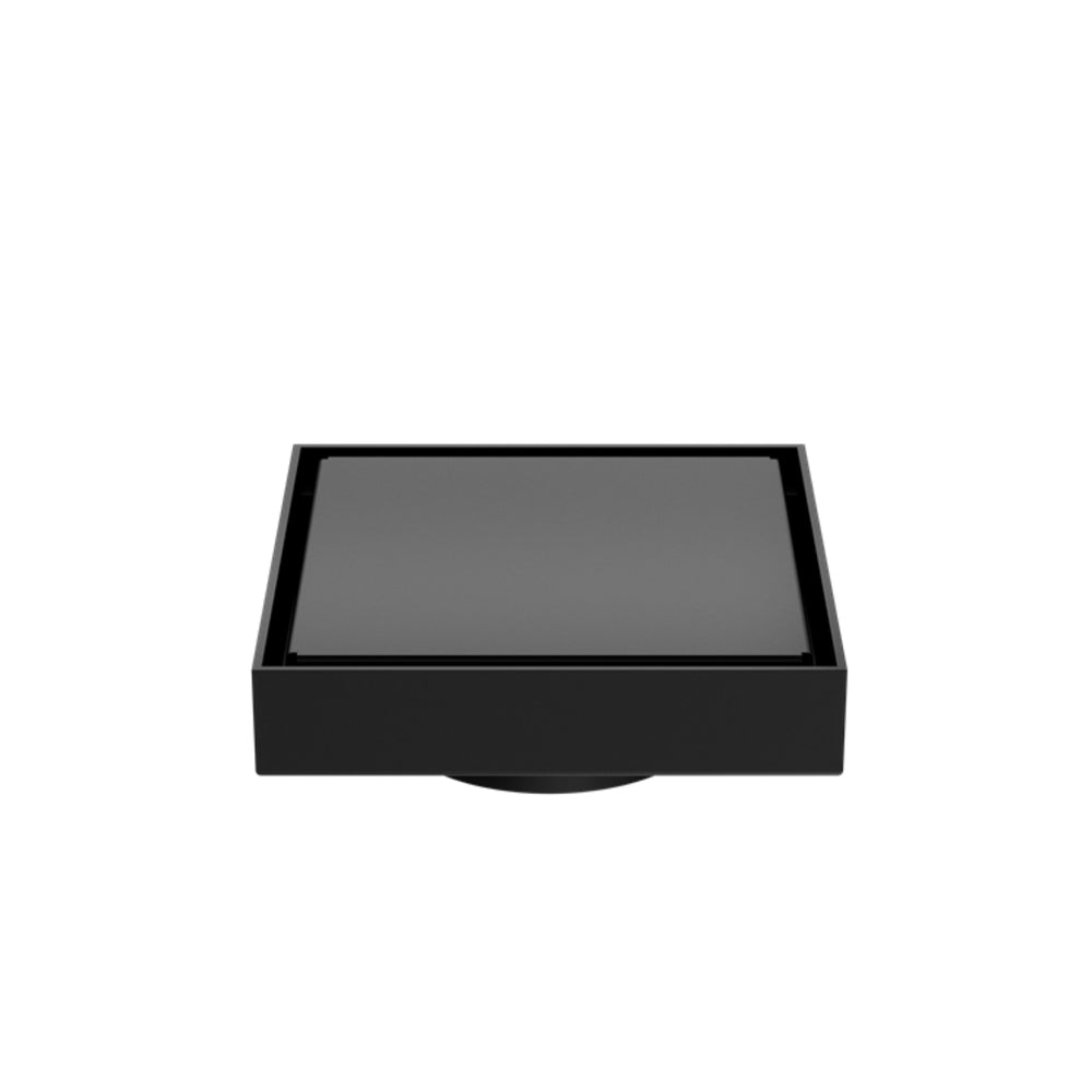 NERO TILE INSERT FLOOR WASTE 100MM MATTE BLACK