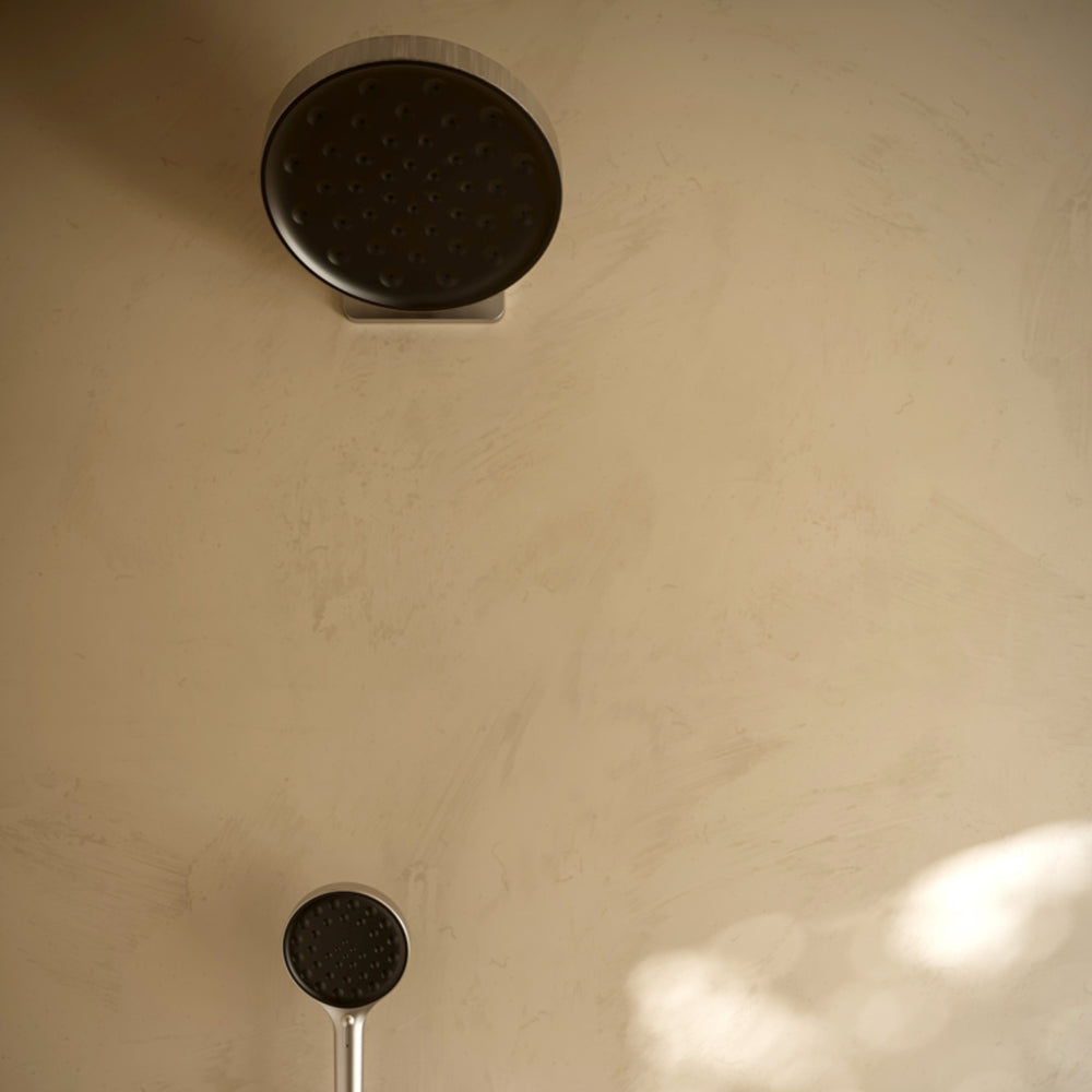 NERO SERENITY WALL SHOWER HEAD 300MM BRUSHED NICKEL