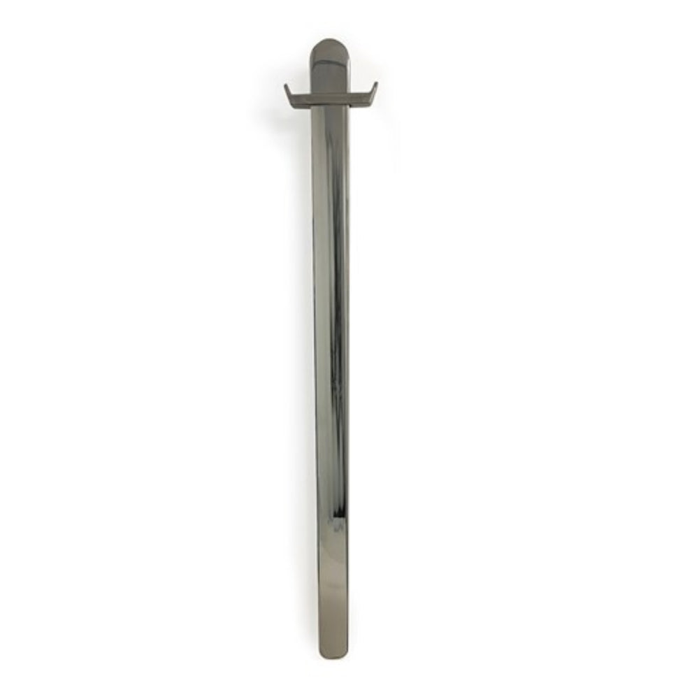 RADIANT HEATING RING HOOK FOR FLAT VERTICAL RAILS 100MM MIRROR POLISHED