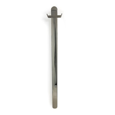RADIANT HEATING RING HOOK FOR FLAT VERTICAL RAILS 100MM MIRROR POLISHED