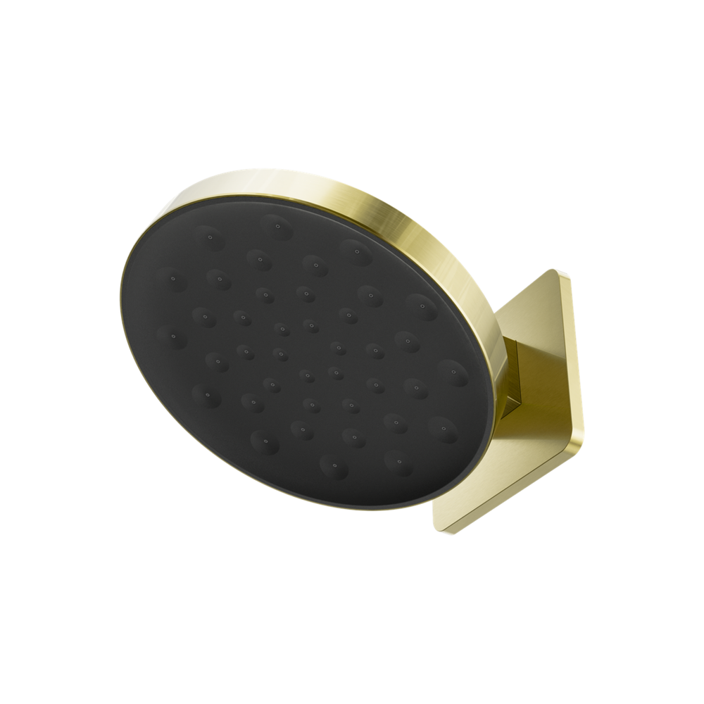NERO SERENITY WALL SHOWER HEAD 300MM BRUSHED GOLD