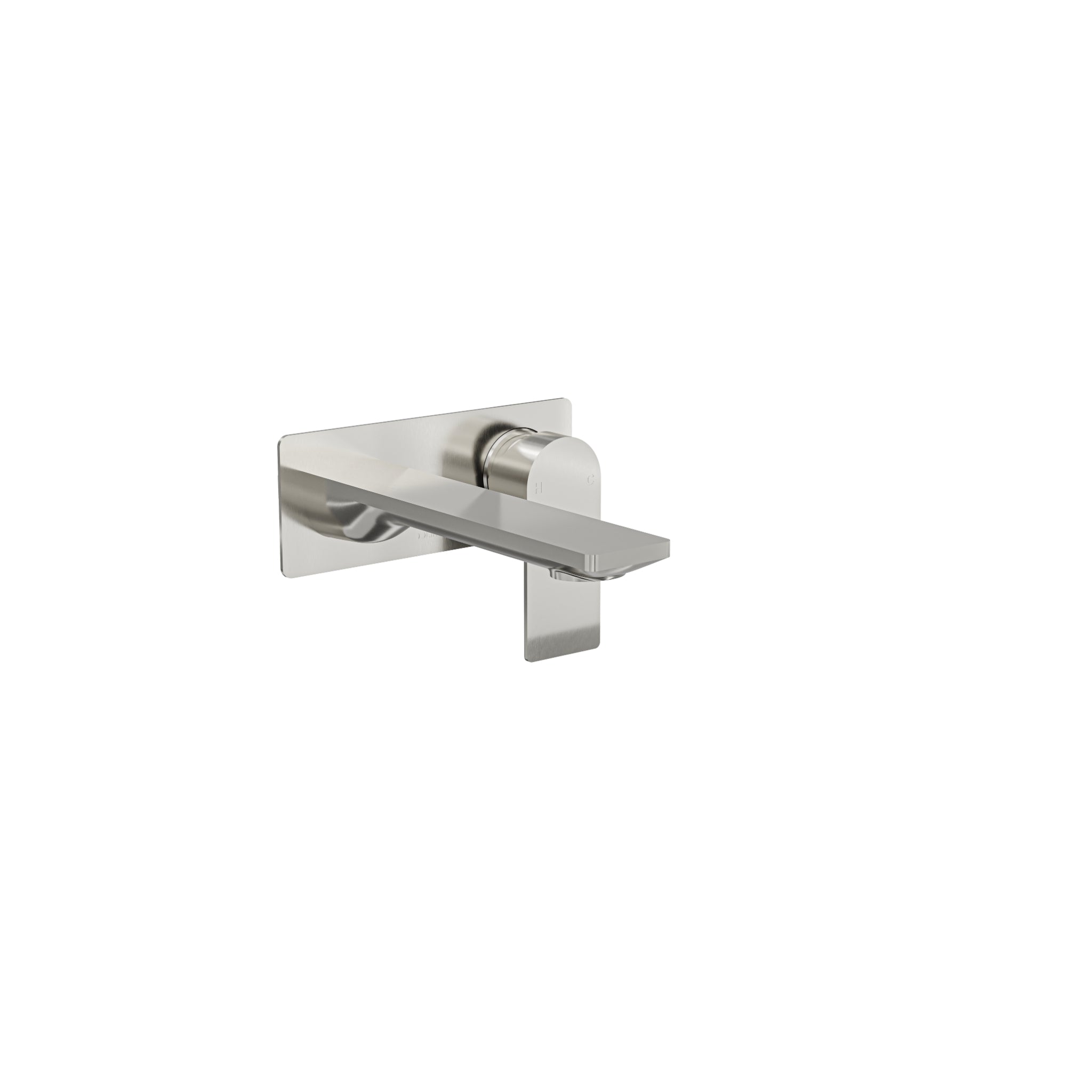 LINSOL VENA LEAD FREE WALL BASIN / BATH MIXER 165MM BRUSHED NICKEL