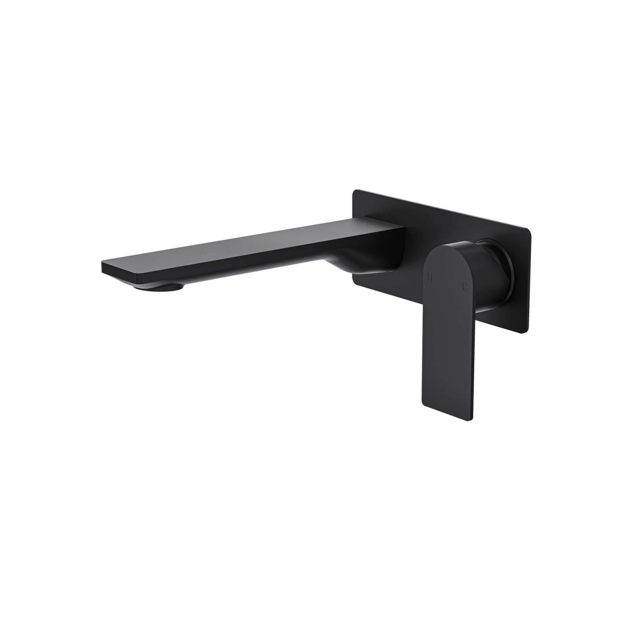 LINSOL VENA LEAD FREE WALL BASIN / BATH MIXER 165MM MATTE BLACK