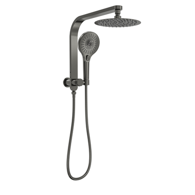 LINSOL OCEANJET TWIN SHOWER SYSTEM GUN METAL