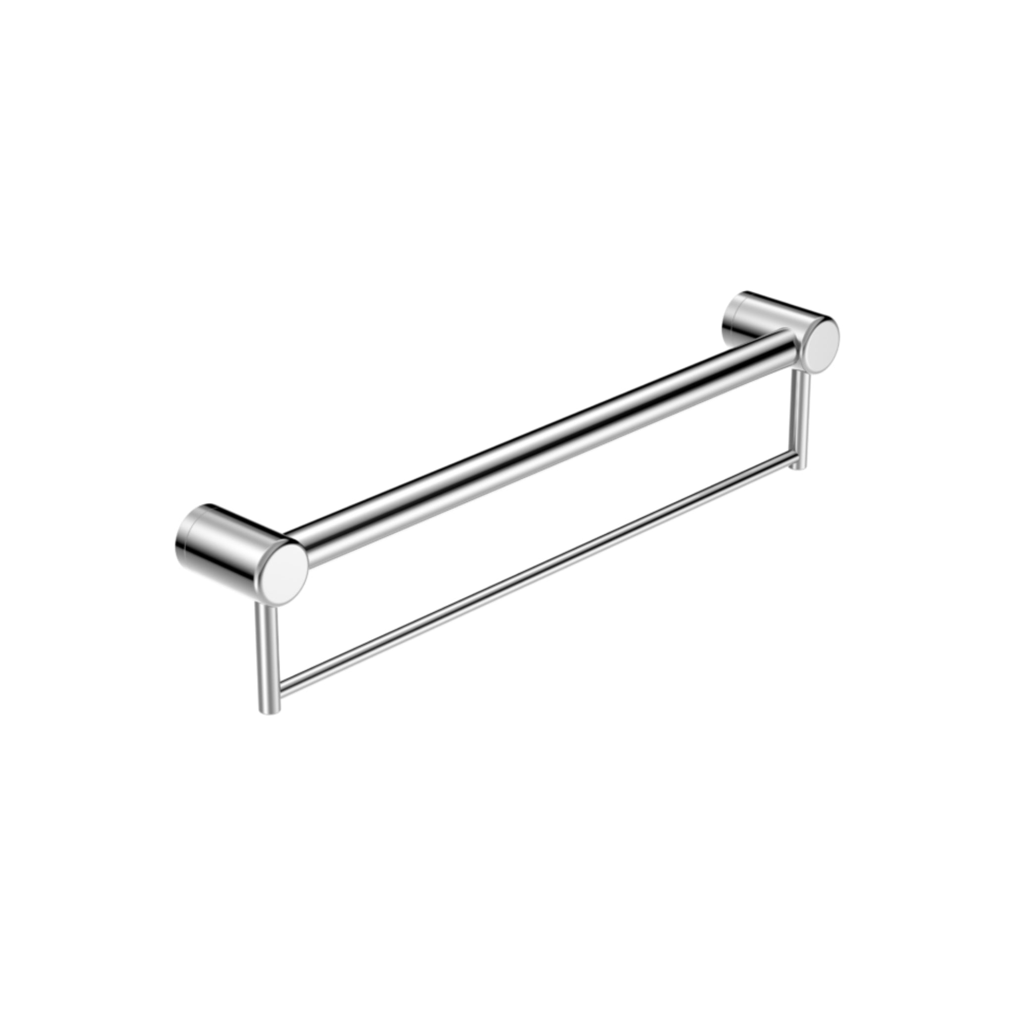 NERO MECCA CARE 32MM GRAB RAIL WITH TOWEL HOLDER CHROME (AVAILABLE IN 300MM, 600MM AND 900MM)