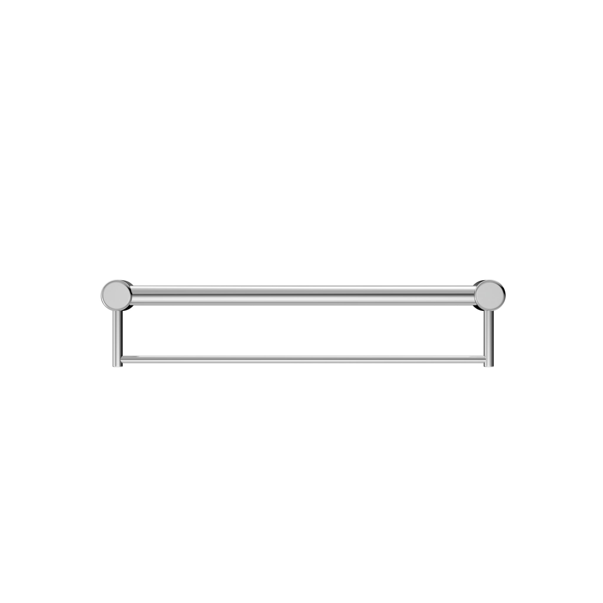 NERO MECCA CARE 32MM GRAB RAIL WITH TOWEL HOLDER CHROME (AVAILABLE IN 300MM, 600MM AND 900MM)