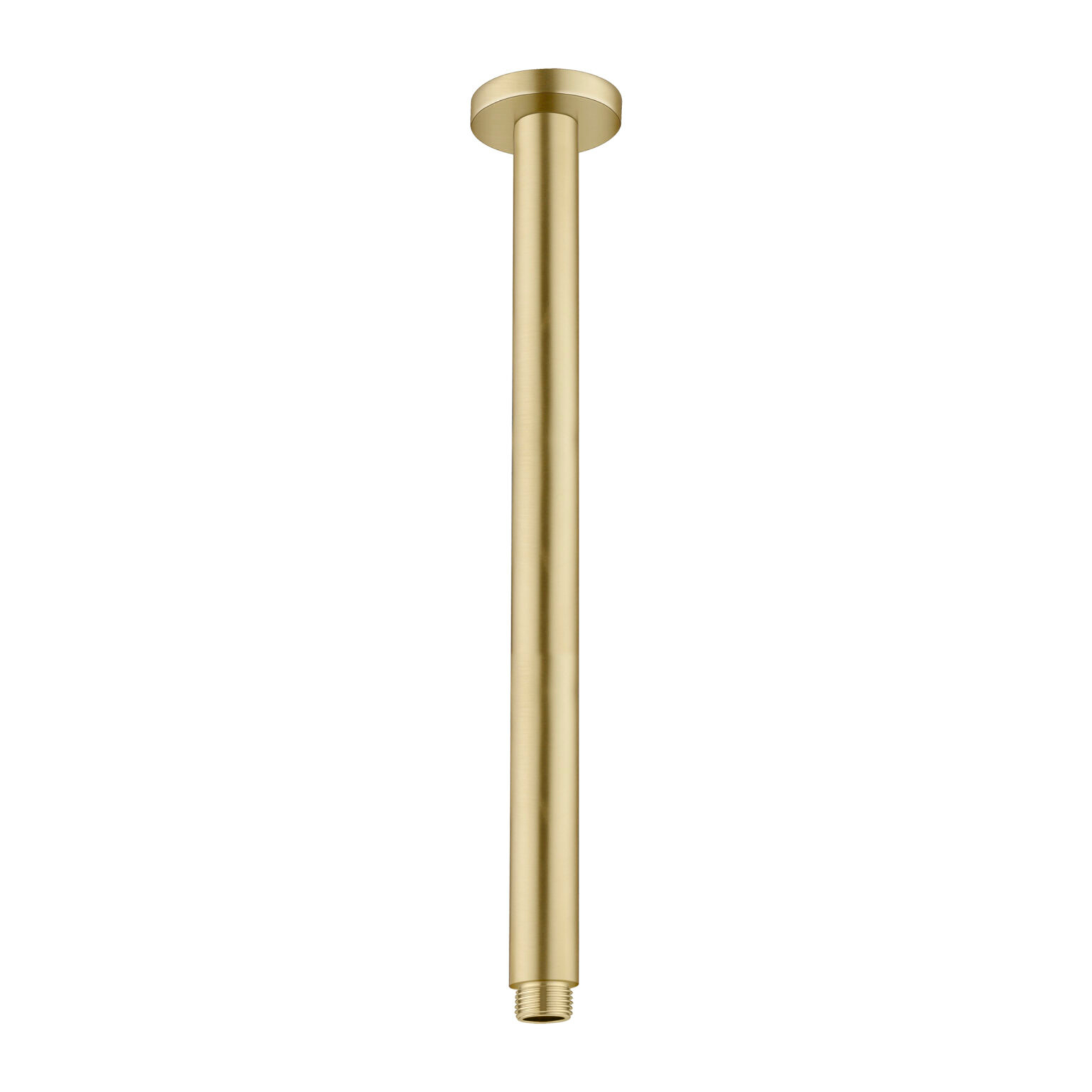 NERO ROUND CEILING SHOWER ARM BRUSHED GOLD (AVAILABLE IN 100MM AND 300MM)