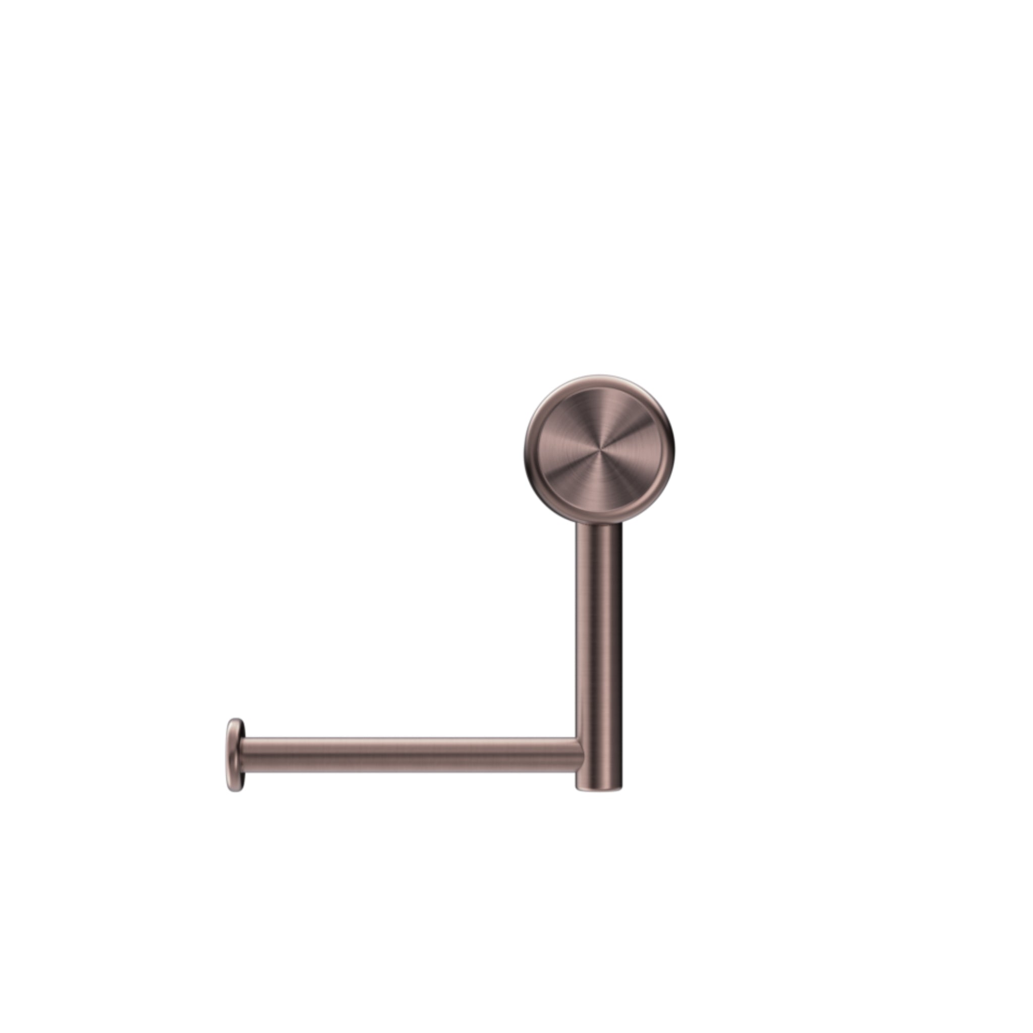 NERO MECCA CARE HEAVY DUTY TOILET ROLL HOLDER BRUSHED BRONZE