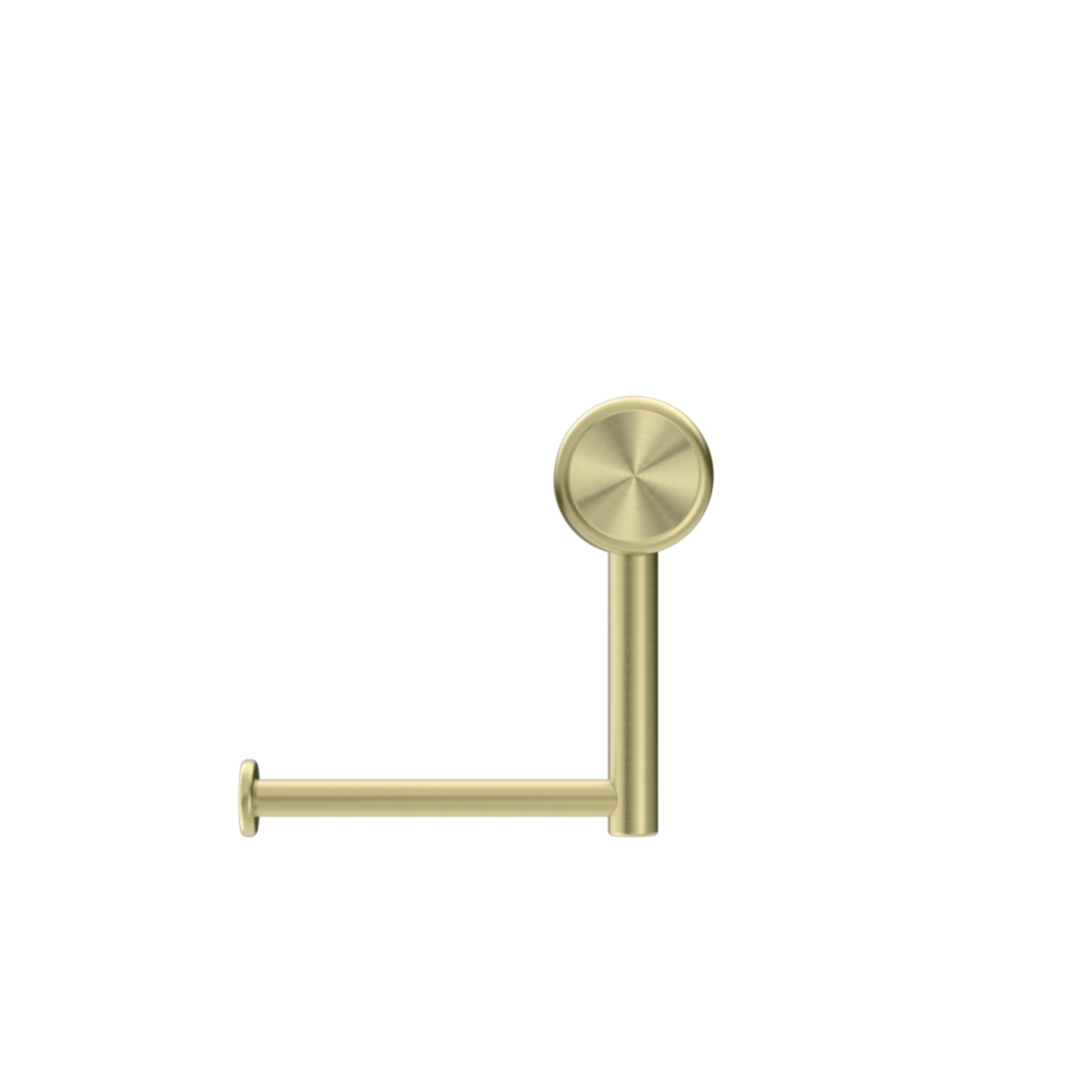 NERO MECCA CARE HEAVY DUTY TOILET ROLL HOLDER BRUSHED GOLD