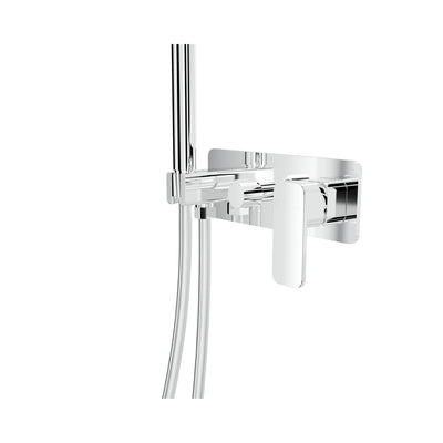 LINSOL ZIA WALL MIXER WITH HAND SHOWER CHROME