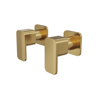 LINSOL ZIA WALL TOP ASSEMBLIES BRUSHED BRASS