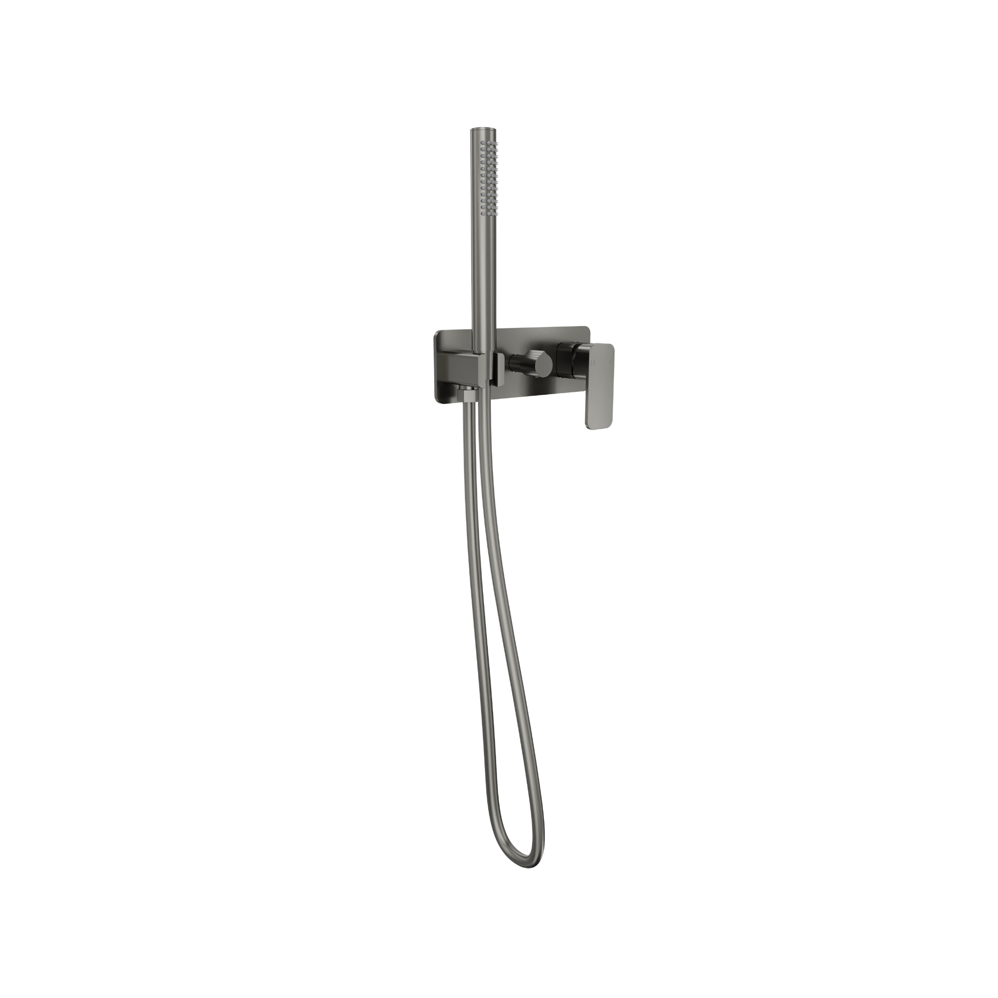 LINSOL ZIA WALL MIXER WITH HAND SHOWER GUN METAL