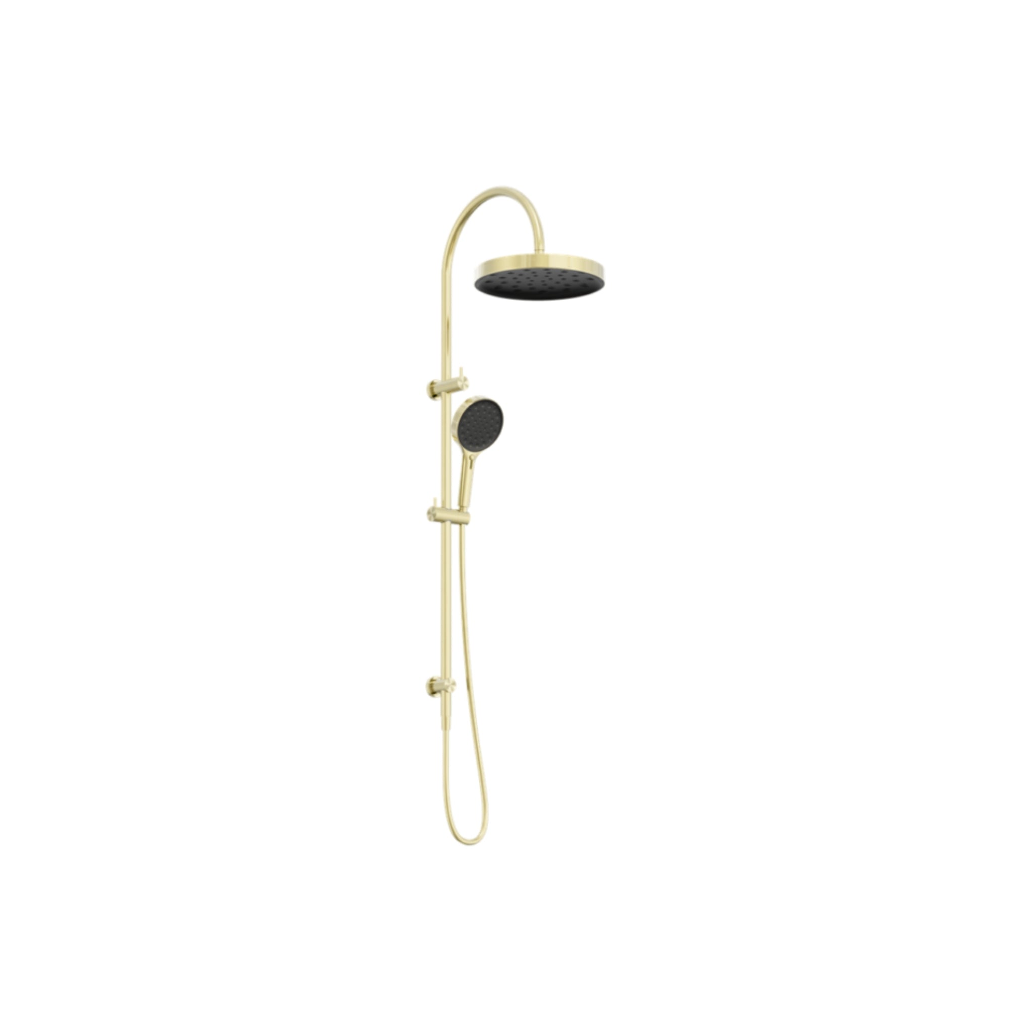 NERO SERENITY TWIN SHOWER BRUSHED GOLD