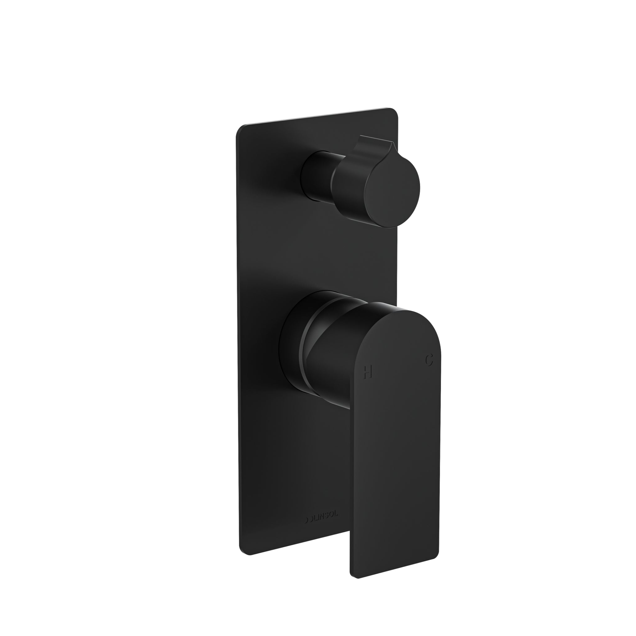 LINSOL VENA LEAD FREE WALL MIXER WITH DIVERTOR MATTE BLACK