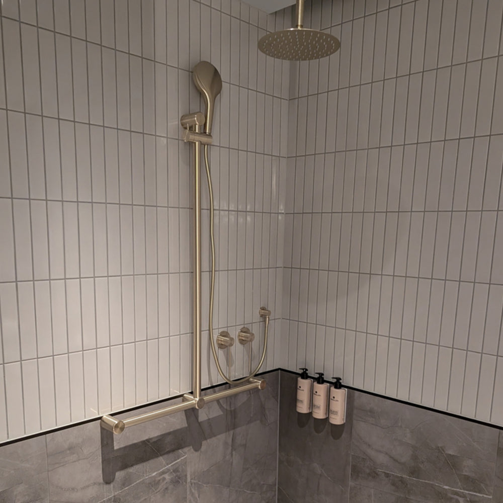 NERO MECCA CARE SHOWER MIXER BRUSHED GOLD