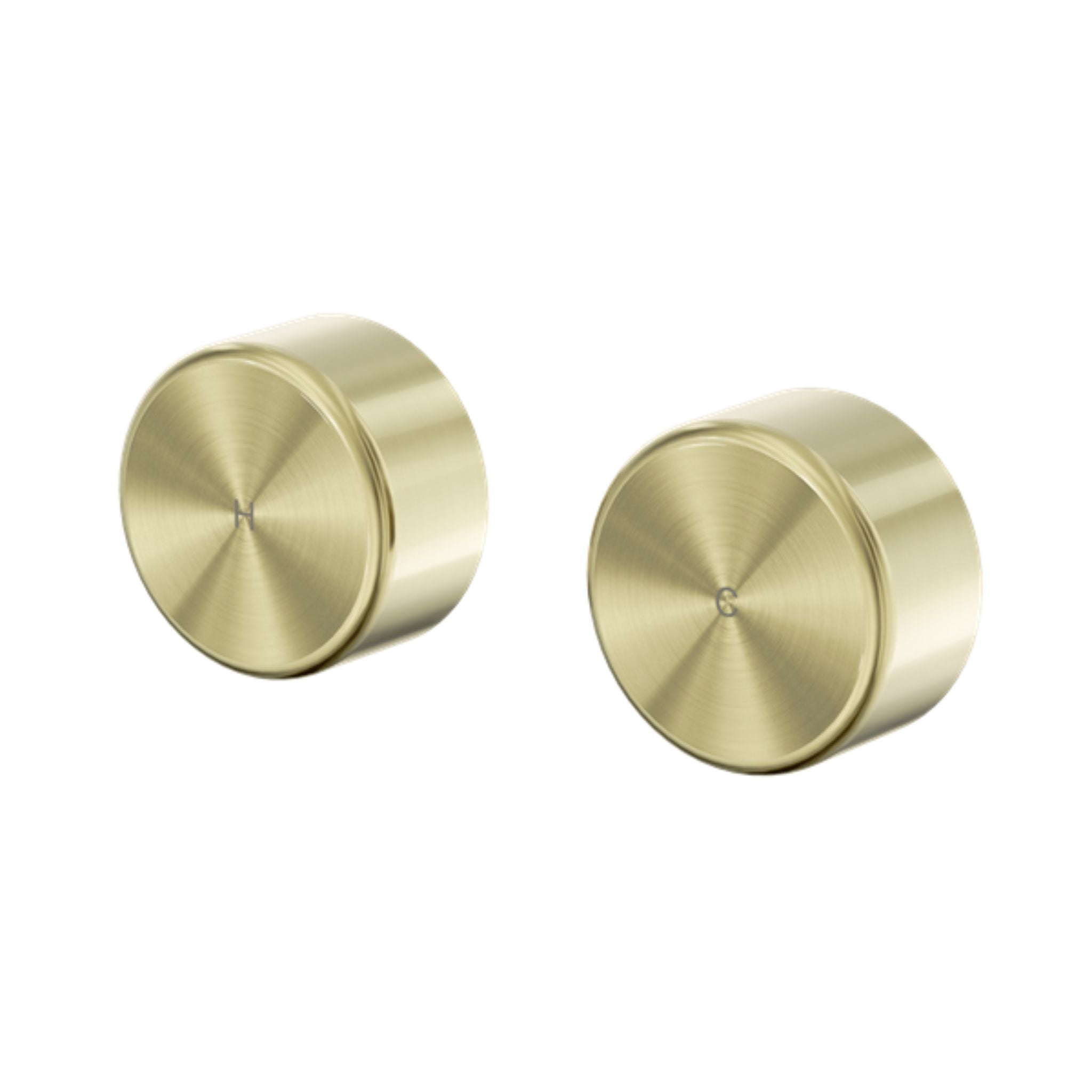 NERO SERENITY WALL TOP ASSEMBLY WITH METAL HANDLE BRUSHED GOLD