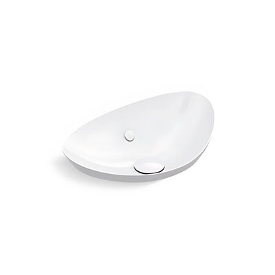 KOHLER VEIL SEMI INSET BASIN WHITE 530MM