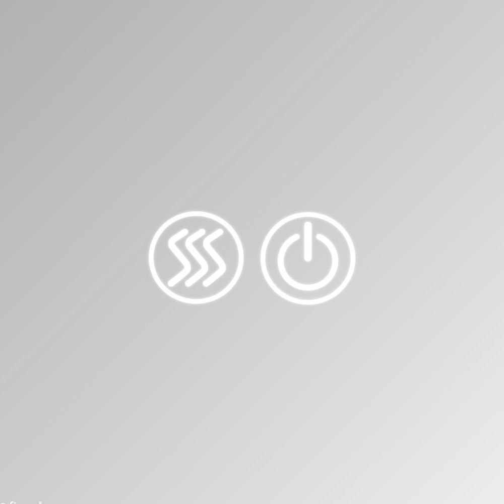 FIENZA SCANDI OAK LED MIRROR SHAVING CABINET WITH SIDE PANELS 1200X670MM